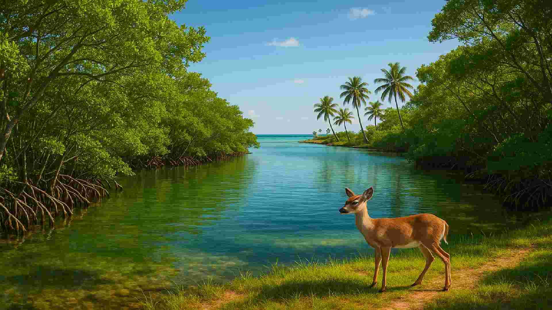 Natural landscape or Key Deer habitat in Big Pine Key - Location Title & Escrow LLC Services